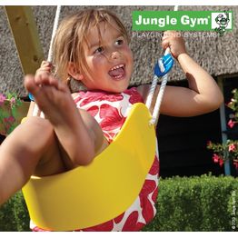 Keinuistuin Jungle Gym Sling Swing keltainen