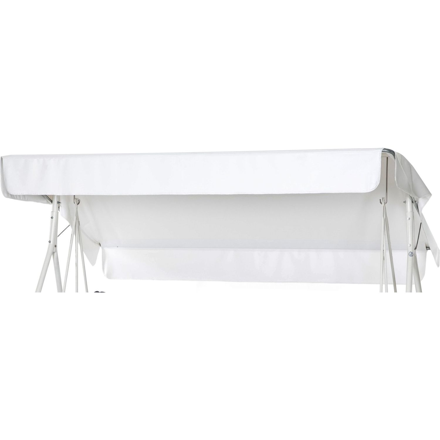 Keinun katos Varax Riviera/Monica/Teneriffa 3-istuttava valkoinen