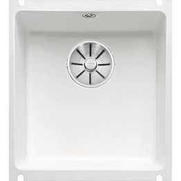 Keittiöallas Blanco Subline 375-U, 414x456mm, ceramic, altakiinnitettävä, kristallinvalkoinen