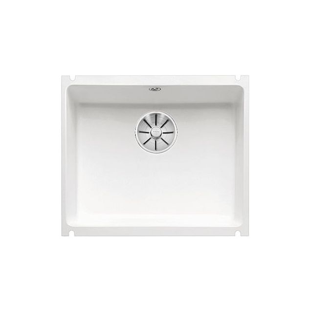 Keittiöallas Blanco Subline 500-U, Ceramic, alta kiinnitettävä, kristallinvalkoinen