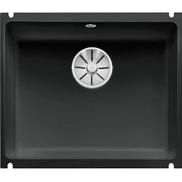 Keittiöallas Blanco Subline 500-U, 543x456mm, ceramic, altakiinnitettävä, musta