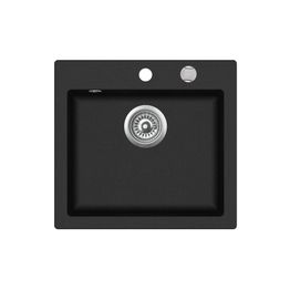 Keittiöallas Teka Clivo 50 S-TQ 490x455 mm tegranit musta graniitti