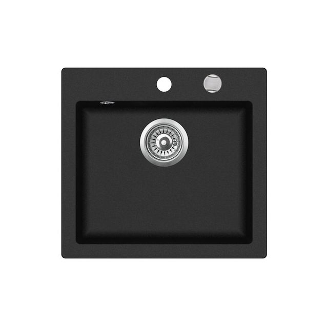 Keittiöallas Teka Clivo 50 S-TQ 1-altainen 490x455 mm tegranit musta graniitti