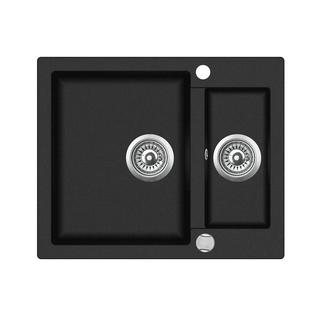 Keittiöallas Teka Clivo 60 S-TQ 1,5-altainen 610x465 mm tegranit musta graniitti