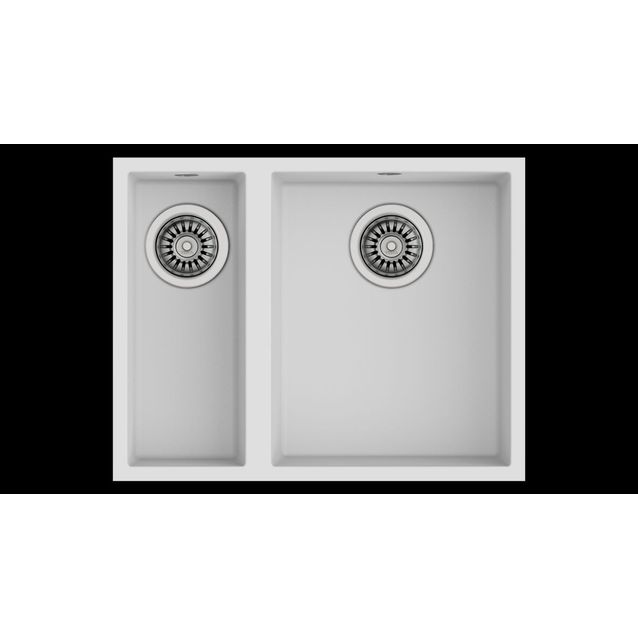 Keittiöallas Teka SQUARE 560 TG 560x440 mm 1,5-altainen tegranit valkoinen