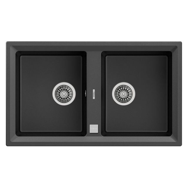 Keittiöallas Teka STONE 90 B-TG 860x510 mm 2-altainen tegranit tummanharmaa