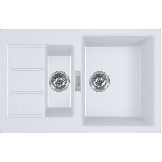 Keittiöallas Franke Sirius S2D 651-78 780x500 mm Tectonite valkoinen