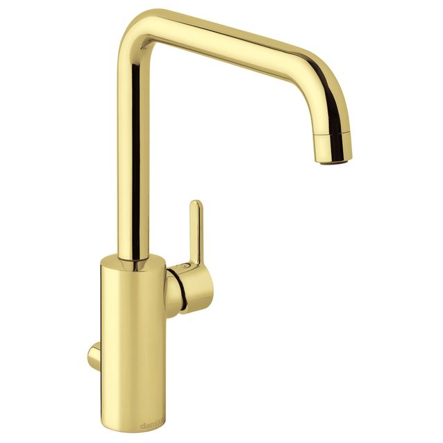 Keittiöhana Damixa Silhouet pesukoneventtiilillä messinki