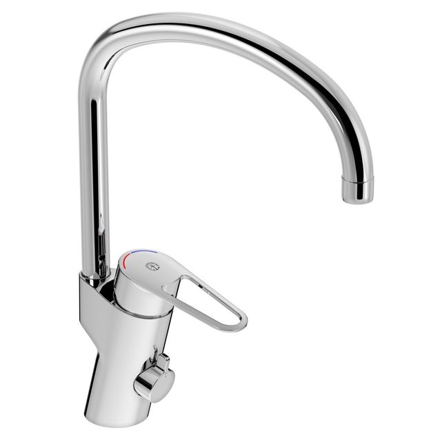 Keittiöhana Gustavsberg New Nautic, korkea malli, APK-liitäntä, energialuokka C, kromi