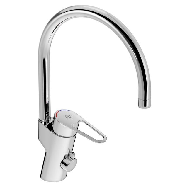 Keittiöhana Gustavsberg Nautic, korkea malli, lyijytön, APK-liitäntä, energialuokka B, kromi