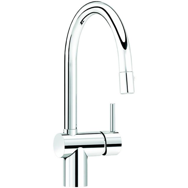 Keittiöhana Damixa Osier, C-juoksuputkella, pesimin, kromi 