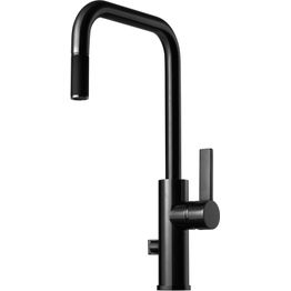 Keittiöhana Tapwell Arman ARM887 APK-liitäntä ulosvedettävä juoksuputki Black Chrome
