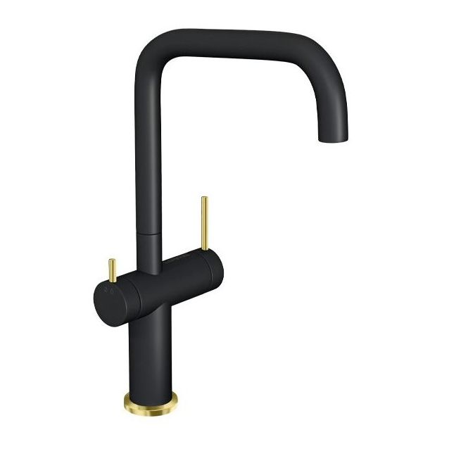 Keittiöhana Lapetek Linopin-A, mattamusta/messinki, APK-liitäntä