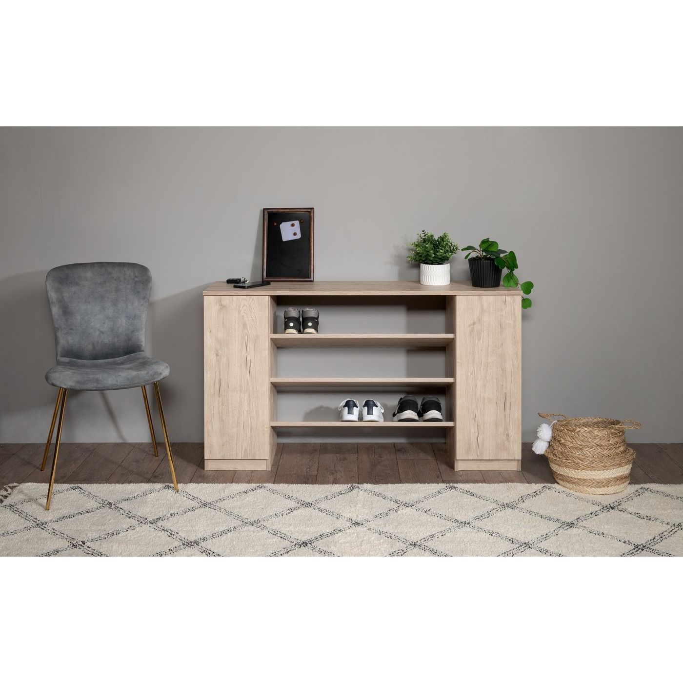 Kenkähylly Mirror Line Kopina 150cm sherwood