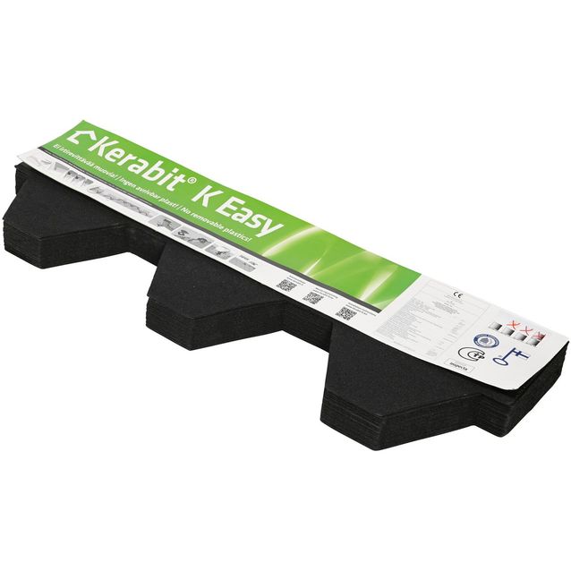 Kattolaatta Kerabit K Easy musta 3 m²/pkt