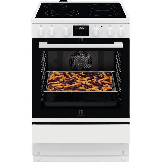 Keraaminen liesi Electrolux LKR66440NW, 60cm, valkoinen