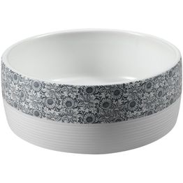 Keraaminen pesuallas Interia Priori PI027 Ø 400 mm valkoinen/sininen