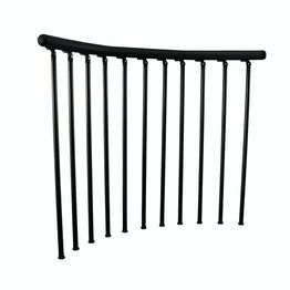 Kerroskaide Byggera Euro Design- ja Paris-portaille musta kaareva