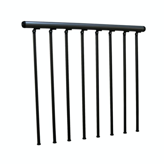 Kerroskaide Byggera Euro Design- ja Paris-portaille musta suora