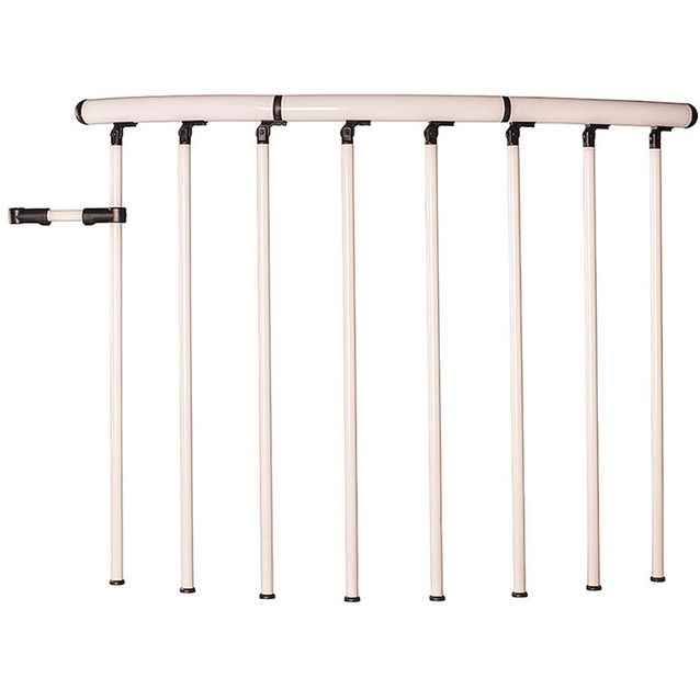 Kerroskaide Byggera Euro Design valkoinen kaareva