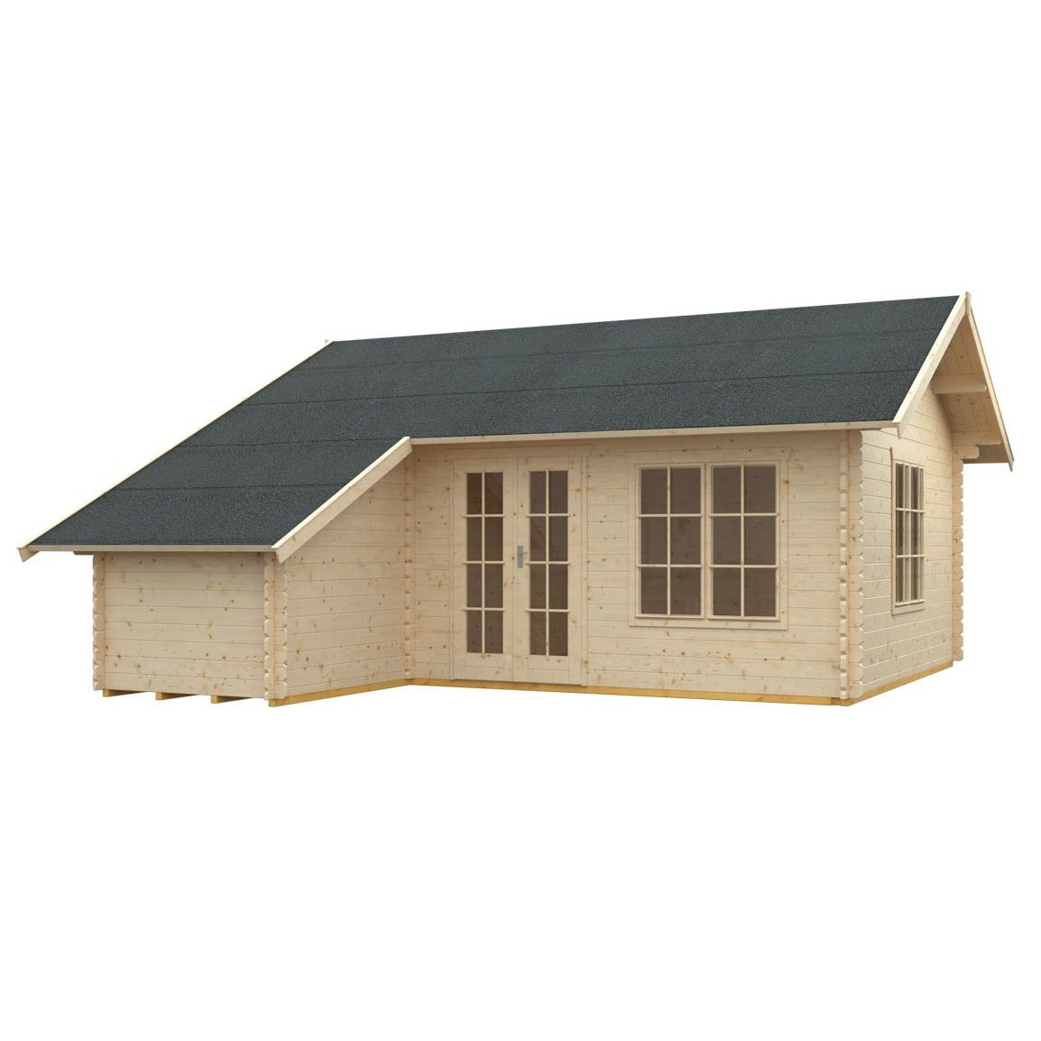 Kesämökki Skan Holz Esbjerg 3 23,5 + 3,4 m² sis.parven