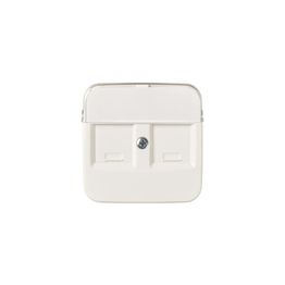 Keskiölevy ABB Jussi - 2xRJ45,pölyluukut valkoinen