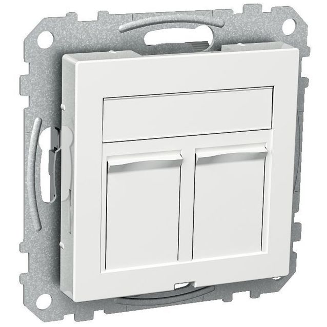 Keskiölevy pölyluukuilla 2xActassi valkoinen Exxact