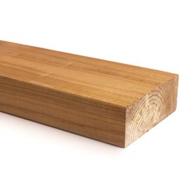 Kestopuu Oiva mänty mitallistettu 48x123 mm ruskea