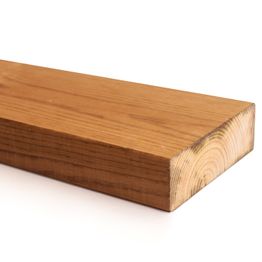 Kestopuu Oiva mänty mitallistettu 48x148 mm ruskea