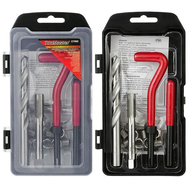 Kierteenkorjaussarja ProMaster M10x1.5 15-osainen