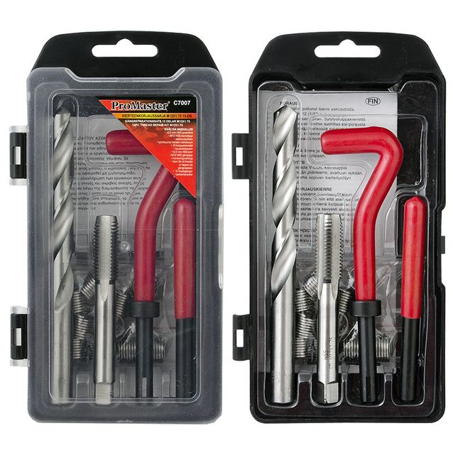 Kierteenkorjaussarja ProMaster M12x1.75 15-osainen