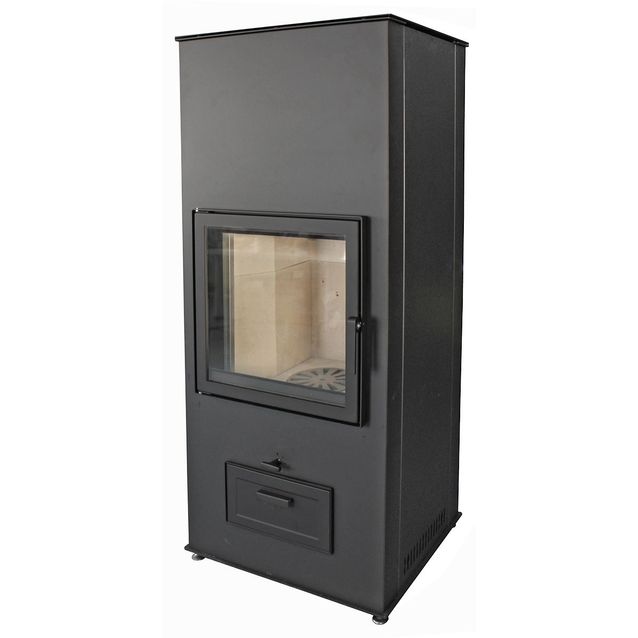 Kiertoilmatakka Pisla Keitele 14,5kW 143x61x52 cm satiiniharmaa