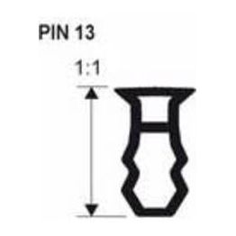 Kiinnitysinsertti Progress Profiles PIN 13 2,7m 13-16 mm pvc