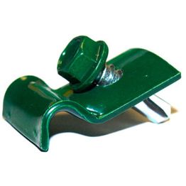 Kiinnityslangan kiinnike ja ruuvi vihreä