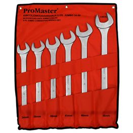 Kiintolenkkiavainsarja Jumbo ProMaster 6-osainen
