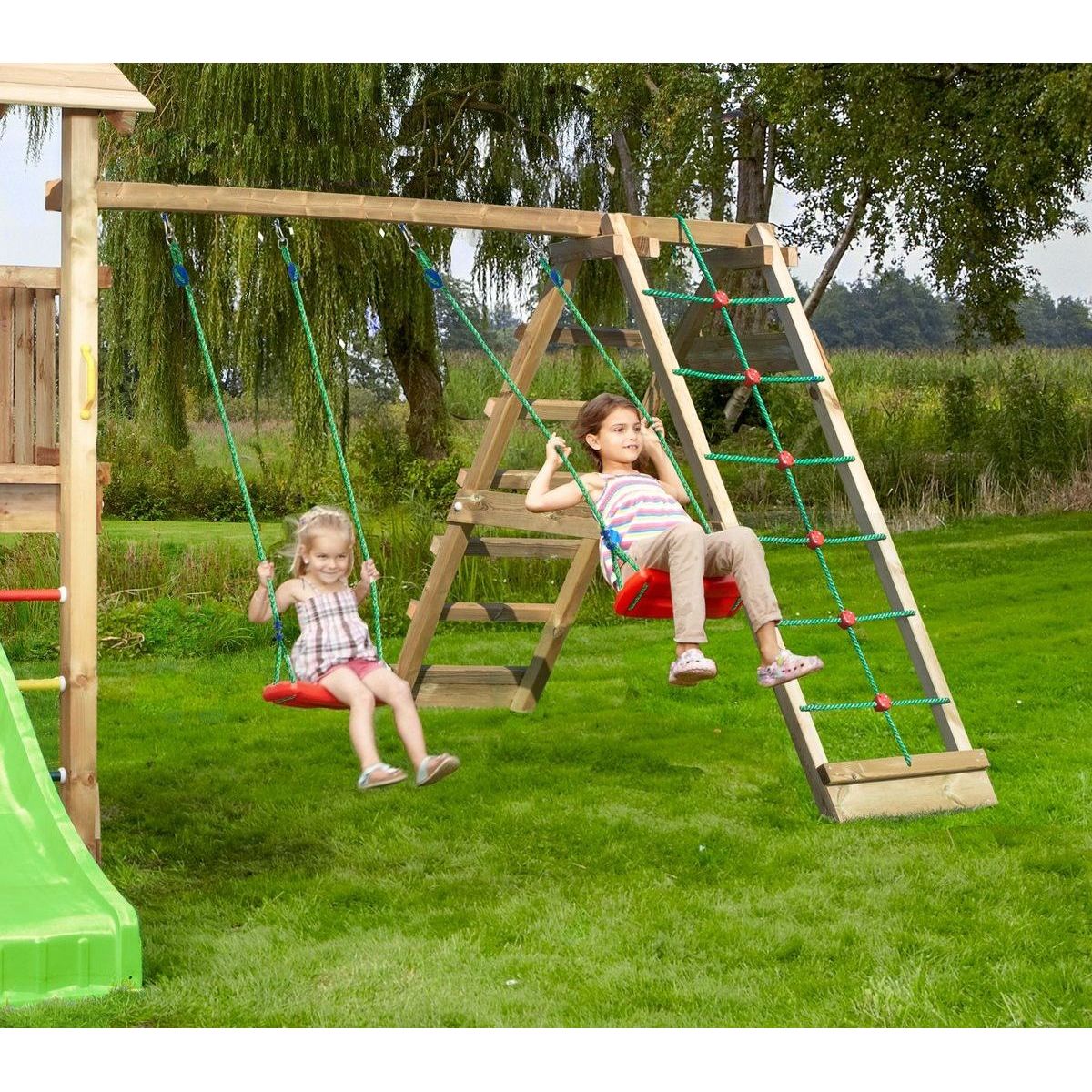 Kiipeilymoduuli leikkitorniin Jungle Gym Climb Module Xtra sis. puutavaran