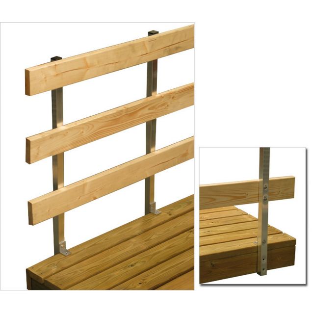 Kikka- laiturin kaideputki 900x30x30 mm alumiinia