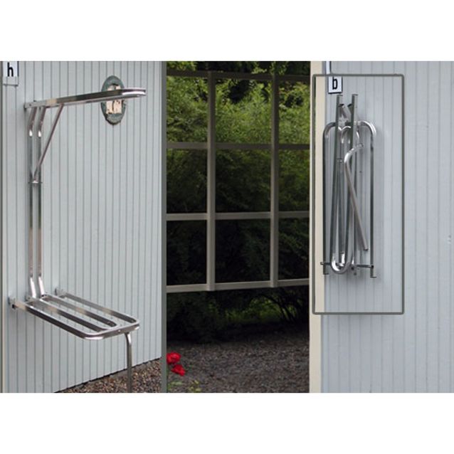 Tuuletusteline Kikka seinälle kääntyvä alumiininen