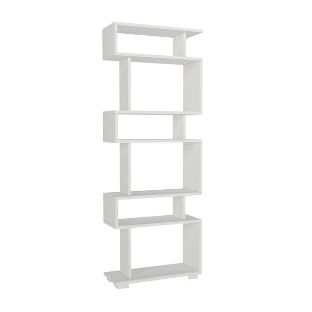 Kirjahylly Linento Furniture Blok, valkoinen