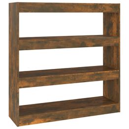 Kirjahylly/tilanjakaja savutammi 100x30x103 cm (13632)