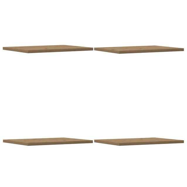 Kirjahyllytasot 4 kpl artesaani tammi 40x30x1,5 cm lastulevy (56294)