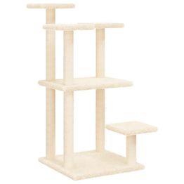 Kissan raapimispylväs tasoilla, korkeus 98,5 cm, eri värejä (17236)