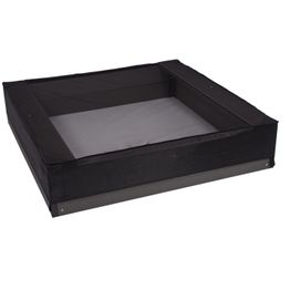 Kissaverkko hiekkalaatikkoon Nordic Play 120x120x20cm musta