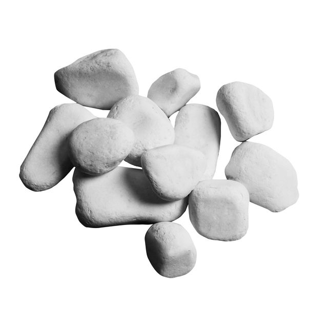 Kiuaskivet Kota Ø 5-10 cm valkoinen 10 kg/pkt