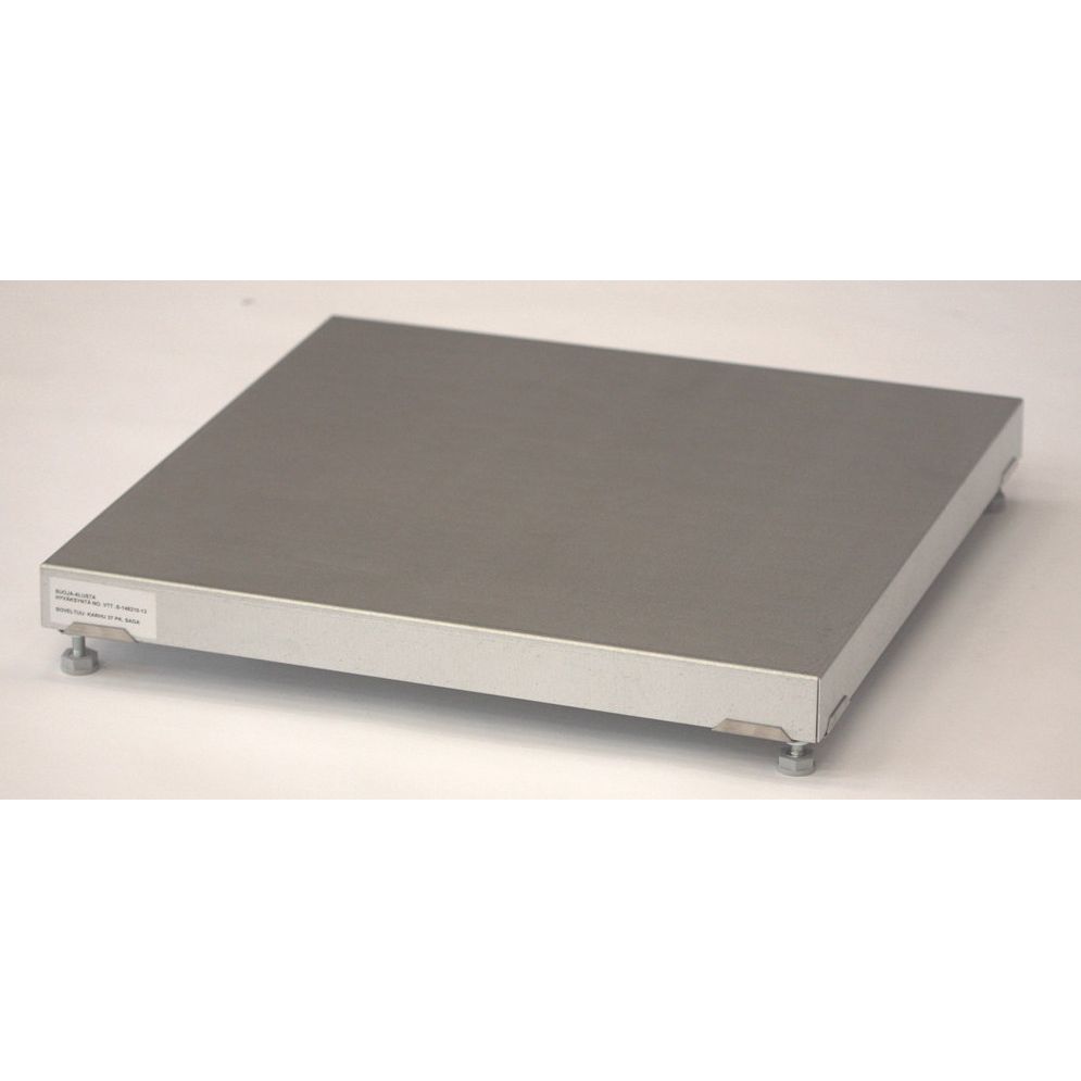 Kiukaan suoja-alusta Kastor 607x607x50 mm teräs