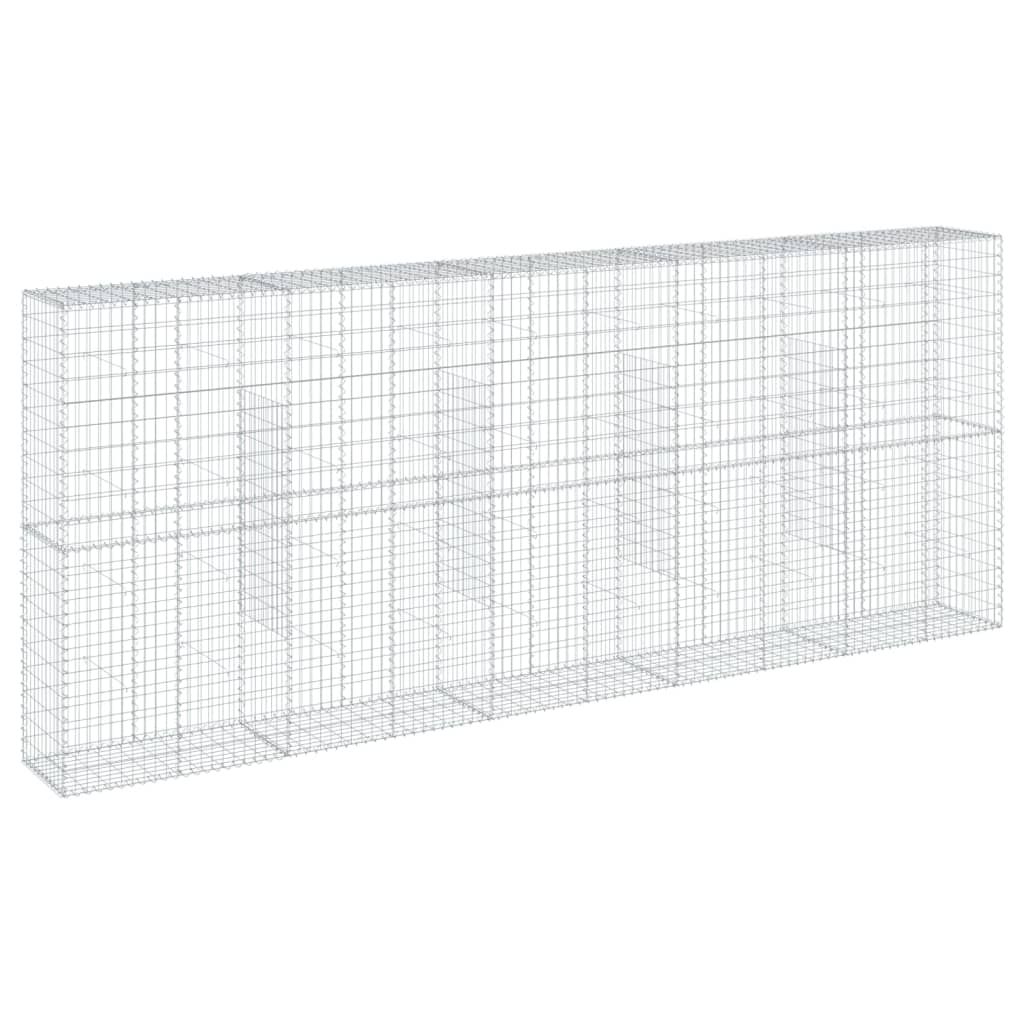 Kivikori katolla 500x50x200 cm galvanoitu rauta (95170)
