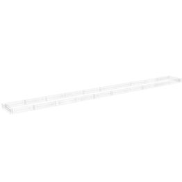 Kivikori/kukkalaatikko, galvanoitu teräs, eri kokoja (11888)