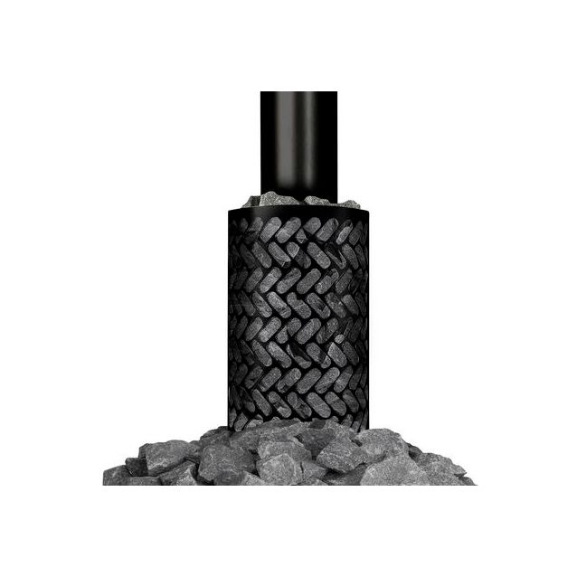 Kivikori Narvi Ø 250x400 mm musta