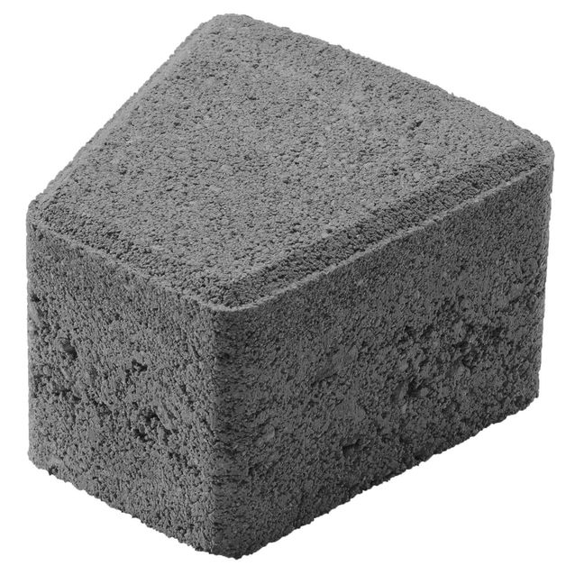 Klassikko kaarrekivi 115x110x60 mm musta