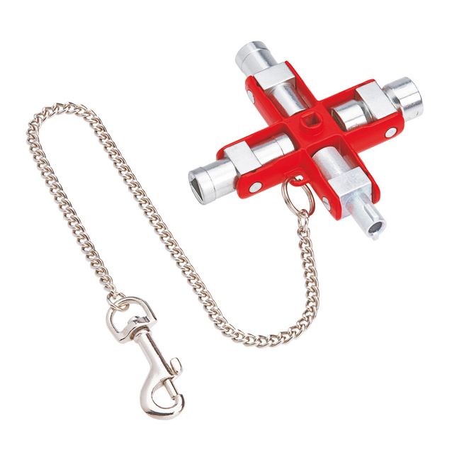 Sähkökaappiavain Knipex 9 avainprofiilia